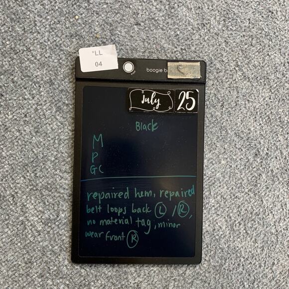 Lululemon Pant Mens 31 Black Commission Slim Warpstreme Flat Front Casual Golf - Picture 12 of 13